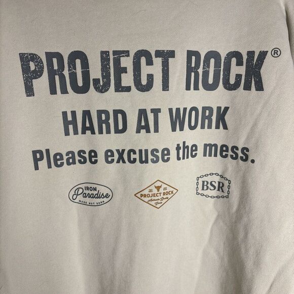 Under Armour Men's Project Rock Heavyweight Tools Of The Trade Full-Zip Hoodie - Picture 7 of 11